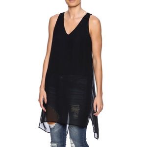 Urban Outfitters (Dex) Sheer Black Top